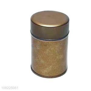 High Quality Fashion Round Can Tea Tins Tea Canister