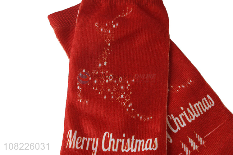 China supplier merry christmas ankle socks for men and women