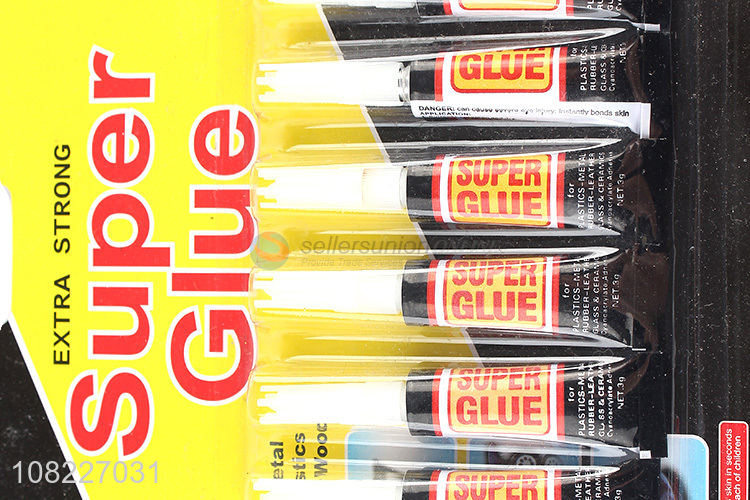 Factory price 6pieces waterproof stronger super glue