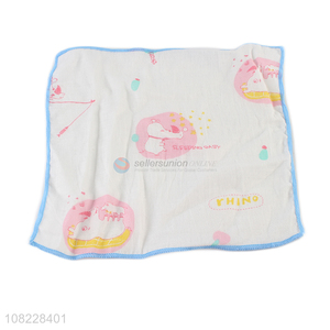 China supplier super soft infant baby saliva towel face hand towel