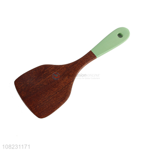 Hot Sale Cooking Shovel Wooden Spatula With Soft Handle