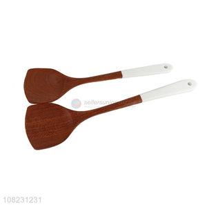 Top Quality Wooden Spatula Flat Shovel With Long Handle