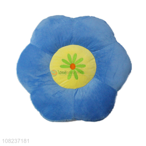 High quality flower shape chair cushion car back support cushion