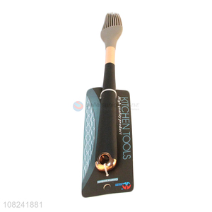 Yiwu Wholesale Creative Silicone Brush with Nylon Handle