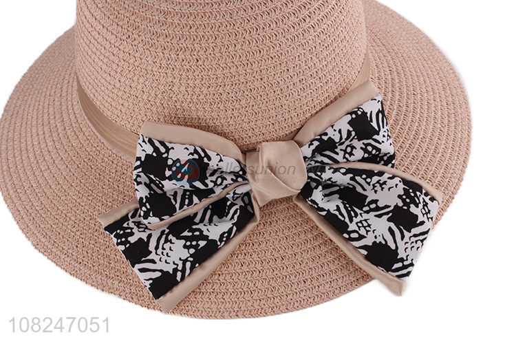 Popular style fashion straw hat ladies all-match accessories