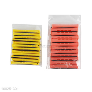 Factory supply plastic hair salon hair rollers women hairpin