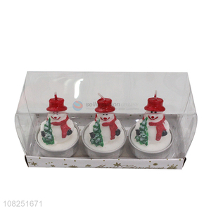 High Quality Snowman Scented Candle Christmas Candle Set