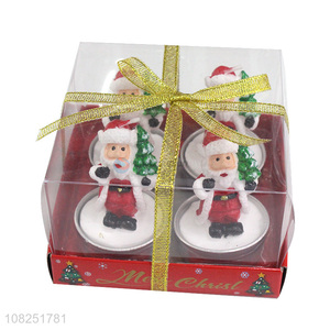 High quality cute santa candles scented candles for sale