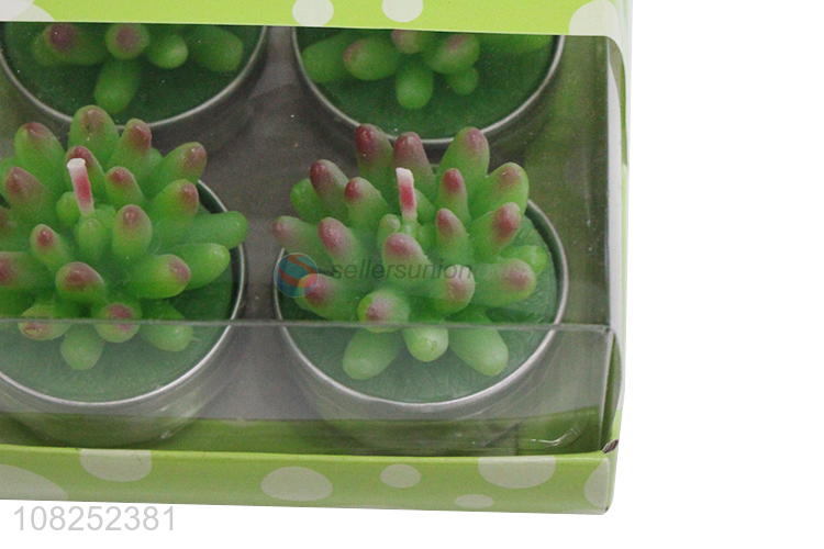 High quality creative plant candle succulent scented candles