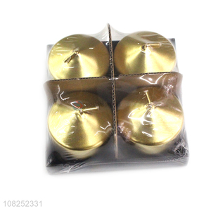 Yiwu wholesale golden plating pillar wax party plating pillar wax