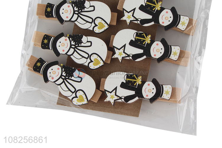 Good wholesale price mini snowflake clips christmas clips