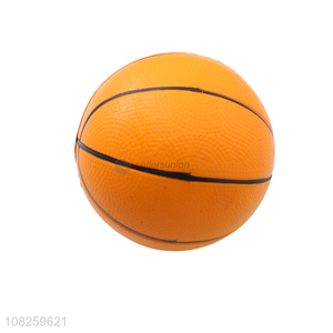 Factory price pu foam stress relief toy basketball for kids