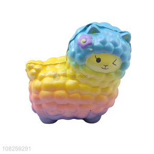 High quality soft cute stress relief toy squishy toy animal