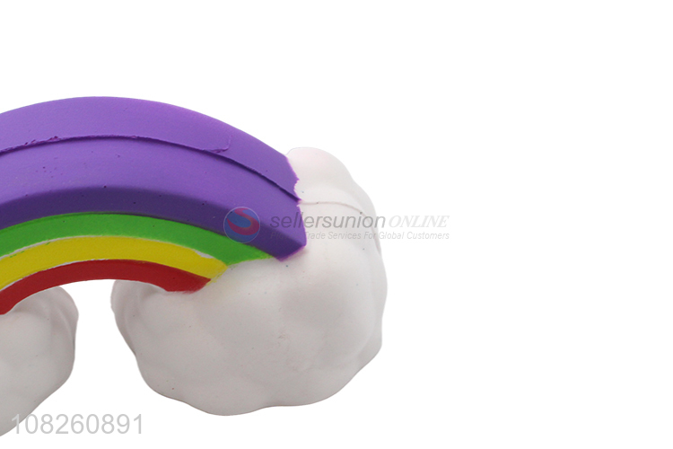 Yiwu wholesale cute rainbow funny toys PU vent toys