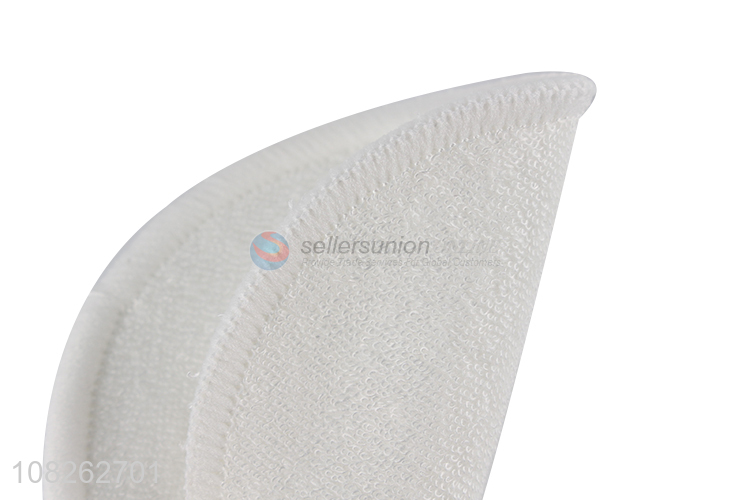 Hot selling white bamboo fiber cotton pad for ladies