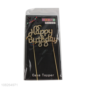 Popular products happy birthday cake topper cake decoration for sale