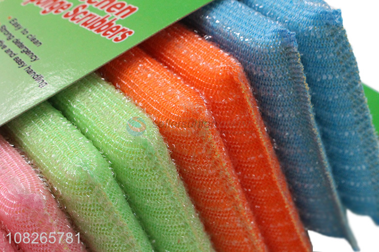 Best Sale 10 Pieces Sponge Scouring Pad Set For Kitchen