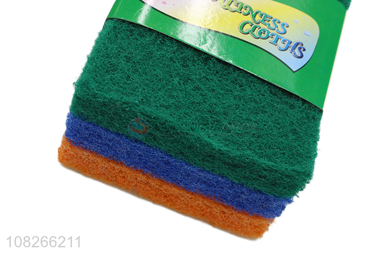 Wholesale 3 Pieces Scouring Pad Best Kitchen Scrubber