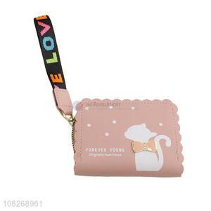 Recent design cartoon clutch wallet card holder for women girls