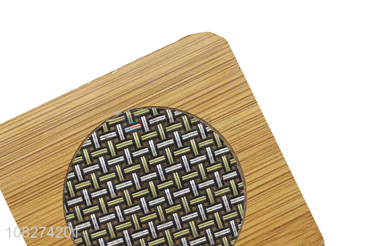 Best selling natural bamboo placemat set reusable bamboo cup mat set