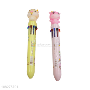 Best Quality Cartoon Ten Colors Ballpoint Pen