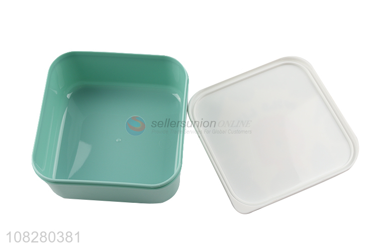 Top Quality Cartoon Pattern Plastic Square Food Storage Boxes