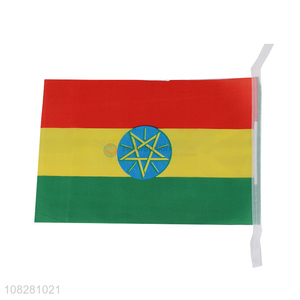 Good price Ethiopia country flag parade hand flag wholesale