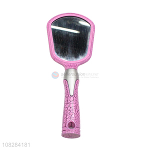 New arrival handheld portable makeup mirror with handle