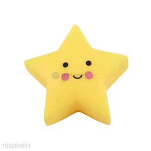 Online wholesale yellow pentagram vent toy mini slow rebound toy