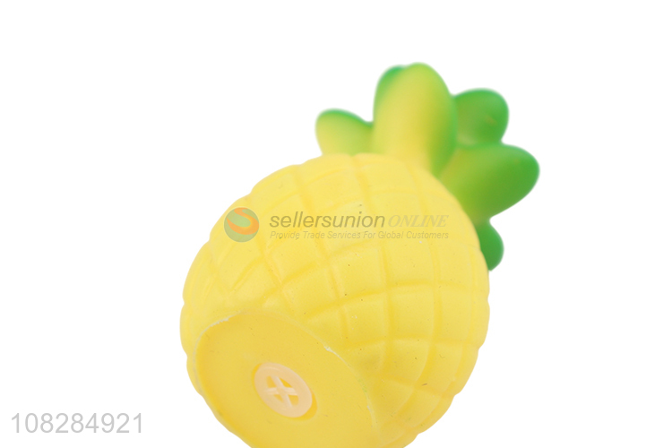 Good quality pineapple shape soft squeeze toy vent toys