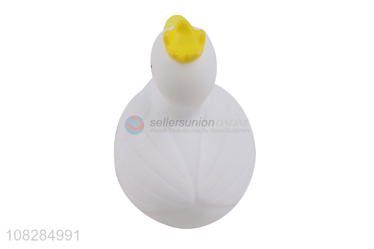 High quality creative plastic vent toy mini swan rebound toy