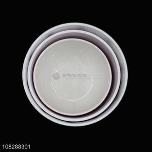 Top selling multicolor round ceramic bowl tableware dinnerware