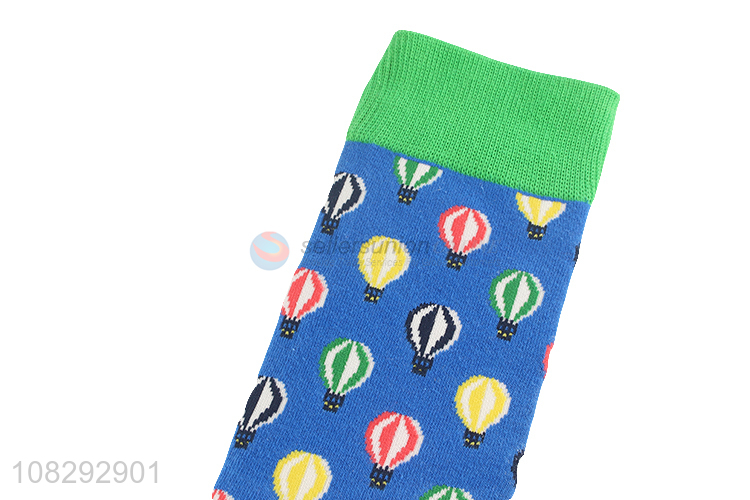 Hot Selling Colorful Socks Adults Cotton Socks Crew Socks