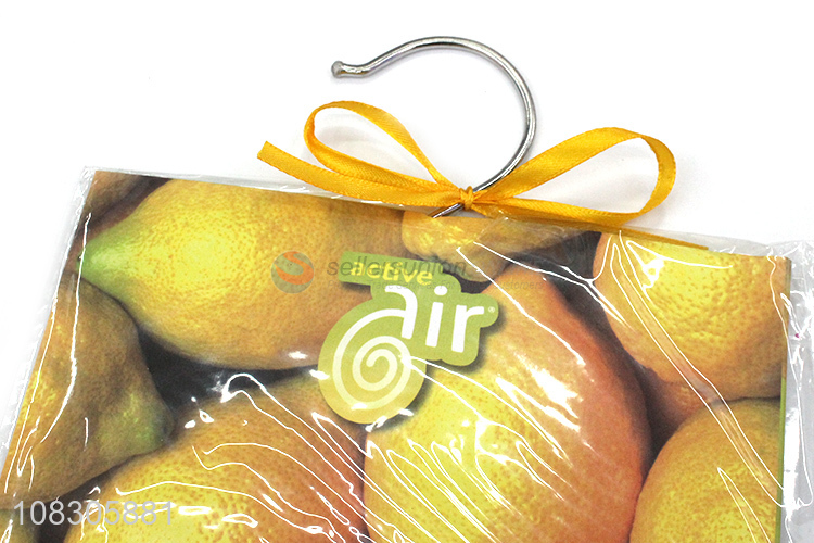 Good sale lemon fragrance hanging fragrant sachet for home