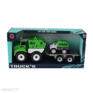 Cute Inertial Garbage Truck With Sanitation Truck Toy Car Set