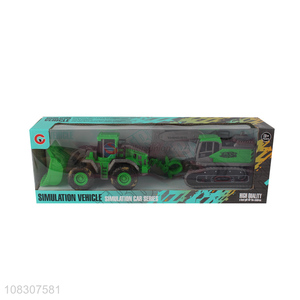 Wholesale Simulation Engineering Vehicle Inertial Truck Toy Car