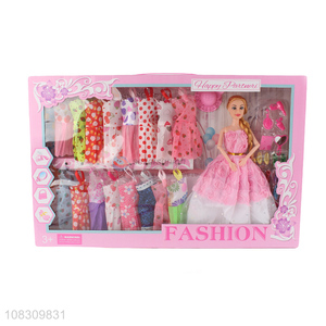 Yiwu wholesale beauty dress up doll toy doll for girls kids