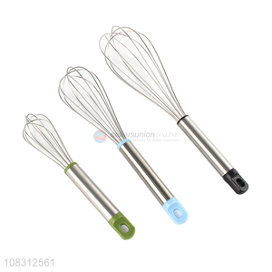 Hot products fashion stainless steel egg beater for kitchen