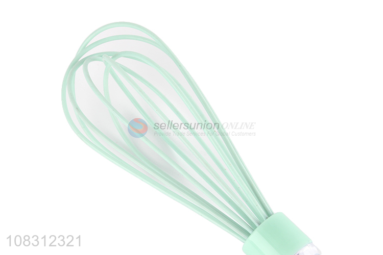 Wholesale creative transparent plastic handle egg beater for baking