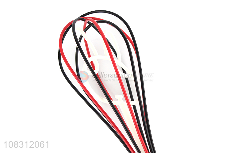 Yiwu wholesale long handle manual egg whisk kitchen baking gadgets