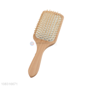 Popular Wooden Handle Paddle Brush Detangling Brush