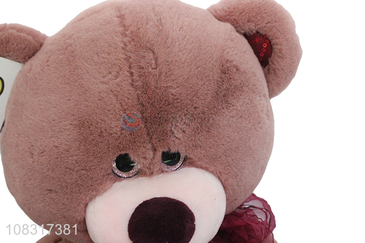 Best selling cute bear plush toy stuffed animals doll