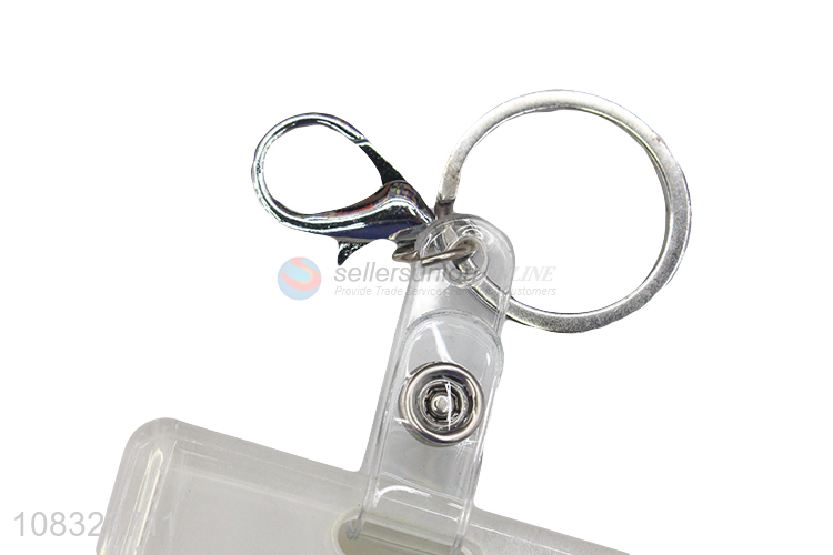 Factory Wholesale Work Card Holder With Key Chain For Office