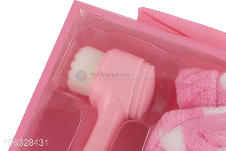 China products dual action facial brush and headband set