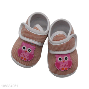 Online wholesale owl shape baby casual shoes baby toddler