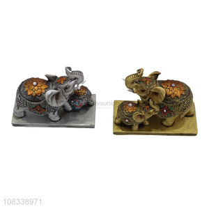 High Quality Elephant Figurine Resin Craft Decoration