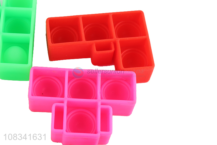 Online wholesale kids educational toys silicone building block games