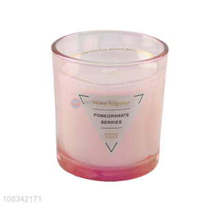 Wholesale home fragrance pomegranate berries scented candle