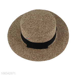 Latest Panama Straw Hat Summer Sun Hat Beach Cap