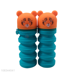 Wholesale Cartoon Telescopic Silicone Pen Bag Pen Holder